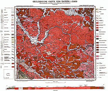 Produktbild 1 für den Artikel: Geologische Karte m. Erläuterung 1:25 000 6640 Neunburg vorm Wald