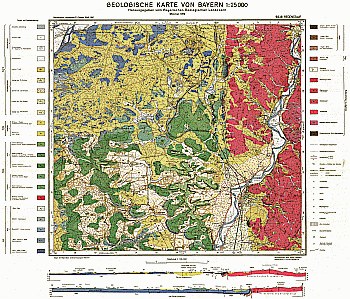 Produktbild 1 für den Artikel: Geologische Karte m. Erläuterung 1:25 000 6838 Regenstauf