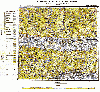 Produktbild 1 für den Artikel: Geologische Karte m. Erläuterung 1:25 000 7536 Freising Nord