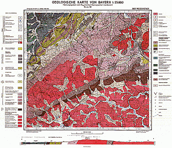 Produktbild 1 für den Artikel: Geologische Karte m. Erläuterung 1:25 000 5837 Weißenstadt