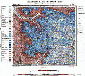 Produktbild 1 für den Artikel: Geologische Karte m. Erläuterung 1:25 000 5932 Uetzing