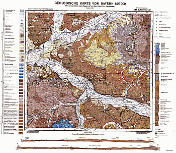 Produktbild 1 für den Artikel: Geologische Karte m. Erläuterung 1:25 000 5833 Burgkunstadt