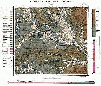 Produktbild 1 für den Artikel: Geologische Karte m. Erläuterung 1:25 000 6328 Scheinfeld