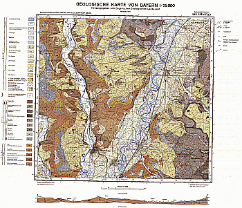 Produktbild 1 für den Artikel: Geologische Karte m. Erläuterung 1:25 000 5931 Ebensfeld