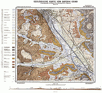 Produktbild 1 für den Artikel: Geologische Karte m. Erläuterung 1:25 000 6131 Bamberg Süd