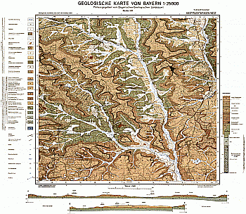 Produktbild 1 für den Artikel: Geologische Karte m. Erläuterung 1:25 000 6827 Feuchtwangen West