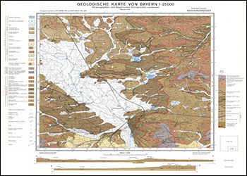 Produktbild 1 für den Artikel: Geologische Karte m. Erläuterung 1:25 000 6830 Gunzenhausen