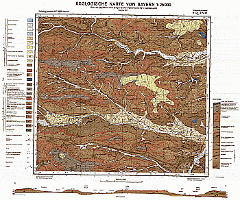 Produktbild 1 für den Artikel: Geologische Karte m. Erläuterung 1:25 000 6831 Spalt