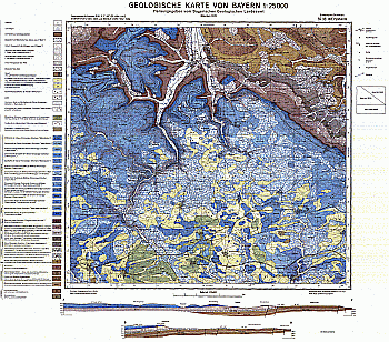 Produktbild 1 für den Artikel: Geologische Karte m. Erläuterung 1:25 000 5933 Weismain