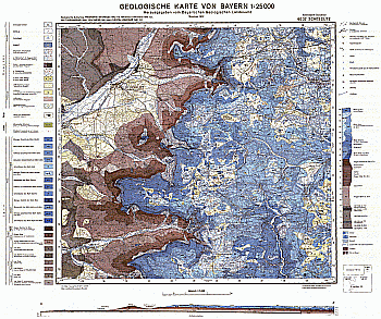 Produktbild 1 für den Artikel: Geologische Karte m. Erläuterung 1:25 000 6032 Scheßlitz
