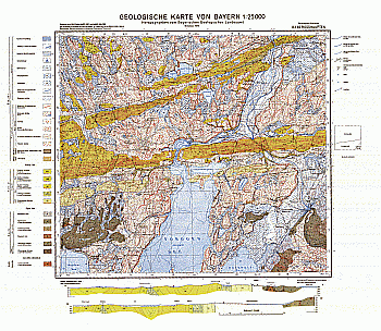 Produktbild 1 für den Artikel: Geologische Karte m. Erläuterung 1:25 000 8330 Roßhaupten