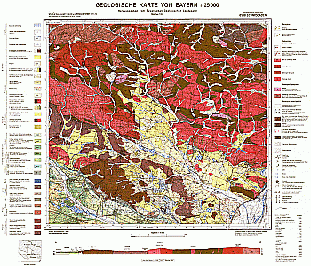 Produktbild 1 für den Artikel: Geologische Karte 1:25 000 6538 Schmidgaden