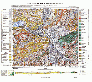 Produktbild 1 für den Artikel: Geologische Karte 1:25 000 8427 Immenstadt i. Allgäu