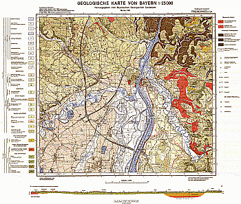 Produktbild 1 für den Artikel: Geologische Karte 1:25 000 7546 Neuhaus a. Inn