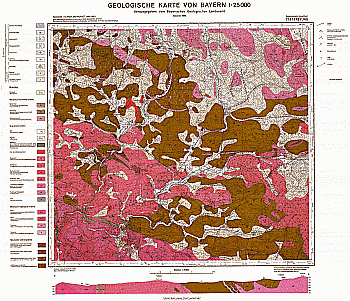 Produktbild 1 für den Artikel: Geologische Karte 1:25 000 7147 Freyung