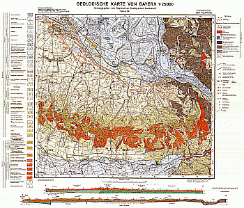 Produktbild 1 für den Artikel: Geologische Karte 1:25 000 7344 Pleinting
