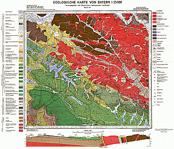 Produktbild 1 für den Artikel: Geologische Karte 1:25 000 6639 Wackersdorf