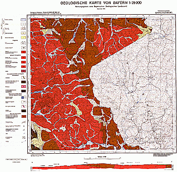 Produktbild 1 für den Artikel: Geologische Karte 1:25 000 6240 Flossenbürg