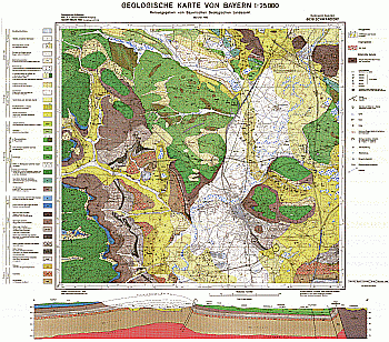 Produktbild 1 für den Artikel: Geologische Karte 1:25 000 6638 Schwandorf