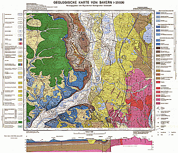 Produktbild 1 für den Artikel: Geologische Karte 1:25 000 6738 Burglengenfeld