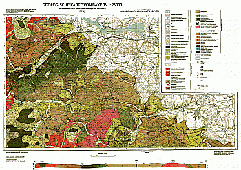 Produktbild 1 für den Artikel: Geologische Karte 1:25 000 5939/5940 Waldsassen/Hatzenreuth