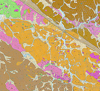 Produktbild 1 für den Artikel: Geologische Karte 1:25 000 7044 Regen