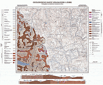 Produktbild 1 für den Artikel: Geologische Karte 1:25 000 6946 Hirschbach