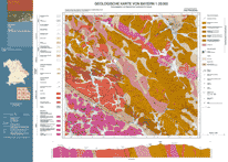Produktbild 1 für den Artikel: Geologische Karte 1:25 000 Blatt 7045 Frauenau