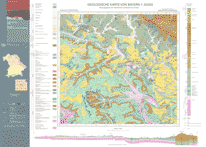 Produktbild 1 für den Artikel: Geologische Karte 1:25 000 Blatt 5828 Stadtlauringen