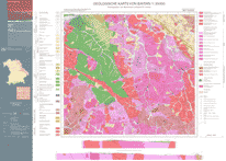 Produktbild 1 für den Artikel: Geologische Karte 1:25 000 Blatt 6841 Roding