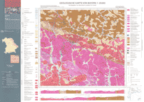 Produktbild 1 für den Artikel: Geologische Karte 1:25 000 Blatt 7146 Grafenau