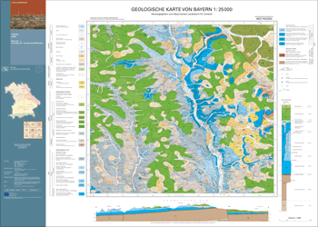 Produktbild 1 für den Artikel: Geologische Karte 1:25 000 6637 Rieden
