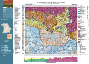 Produktbild 1 für den Artikel: Geologische Karte 1:25 000 7041 Münster
