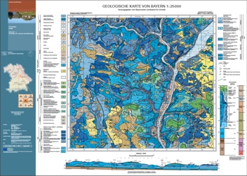Produktbild 1 für den Artikel: Geologische Karte 1:25 000 6837 Kallmünz
