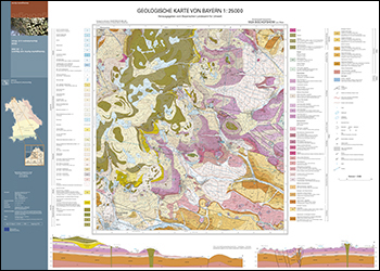 Produktbild 1 für den Artikel: Geologische Karte 1:25 000 5526 Bischofsheim a.d. Rhön