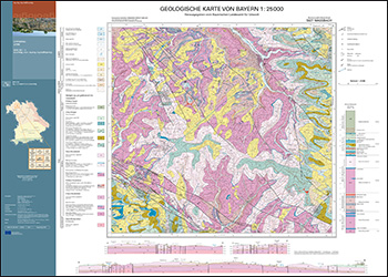 Produktbild 1 für den Artikel: Geologische Karte 1:25 000 5827 Maßbach