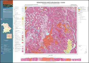 Produktbild 1 für den Artikel: Geologische Karte 1:25 000 6941 Stallwang