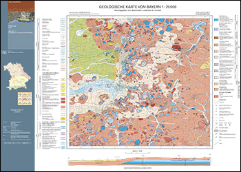 Produktbild 1 für den Artikel: Geologische Karte 1:25 000 7130 Wemding