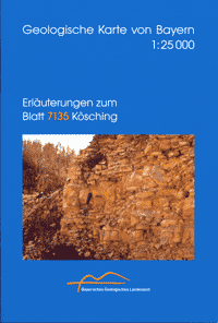 Produktbild 1 für den Artikel: Kurzerläuterung z. Geologischen Karte 1:25 000 7135 Kösching