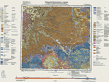 Produktbild 1 für den Artikel: Geologische Übersichtskarte 1:200 000 CC7126 Nürnberg