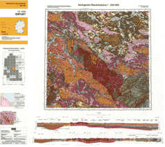 Produktbild 1 für den Artikel: Geologische Übersichtskarte 1:200 000 CC5526 Erfurt