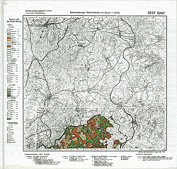 Produktbild 1 für den Artikel: Bodenschätzungskarte 1:25 000 5537 Gefell