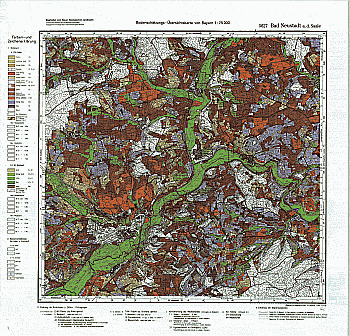 Produktbild 1 für den Artikel: Bodenschätzungskarte 1:25 000 5627 Bad Neustadt a.d. Saale