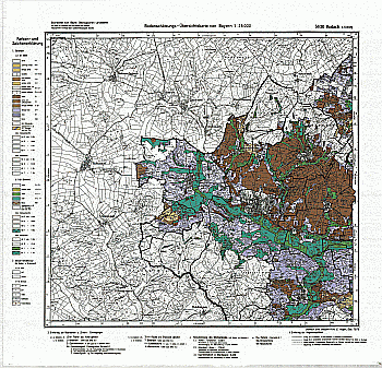 Produktbild 1 für den Artikel: Bodenschätzungskarte 1:25 000 5630 Rodach b. Coburg