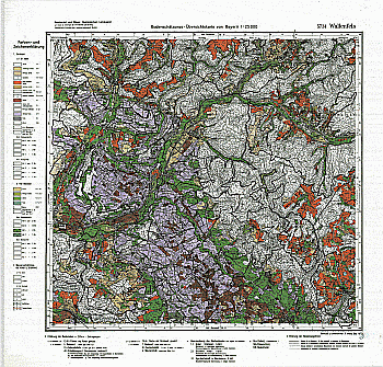 Produktbild 1 für den Artikel: Bodenschätzungskarte 1:25 000 5734 Wallenfels