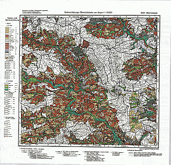 Produktbild 1 für den Artikel: Bodenschätzungskarte 1:25 000 5830 Pfarrweisach
