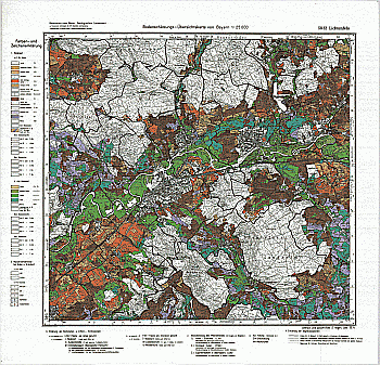 Produktbild 1 für den Artikel: Bodenschätzungskarte 1:25 000 5832 Lichtenfels