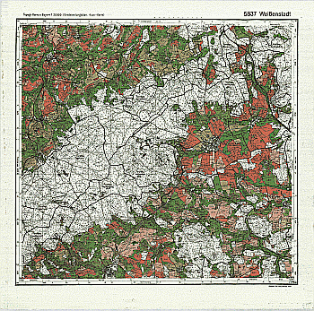 Produktbild 1 für den Artikel: Bodenschätzungskarte 1:25 000 5837 Weißenstadt