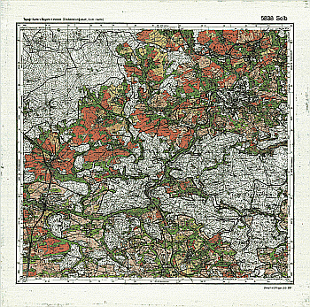 Produktbild 1 für den Artikel: Bodenschätzungskarte 1:25 000 5838 Selb