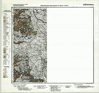 Produktbild 1 für den Artikel: Bodenschätzungskarte 1:25 000 5839 Schönberg